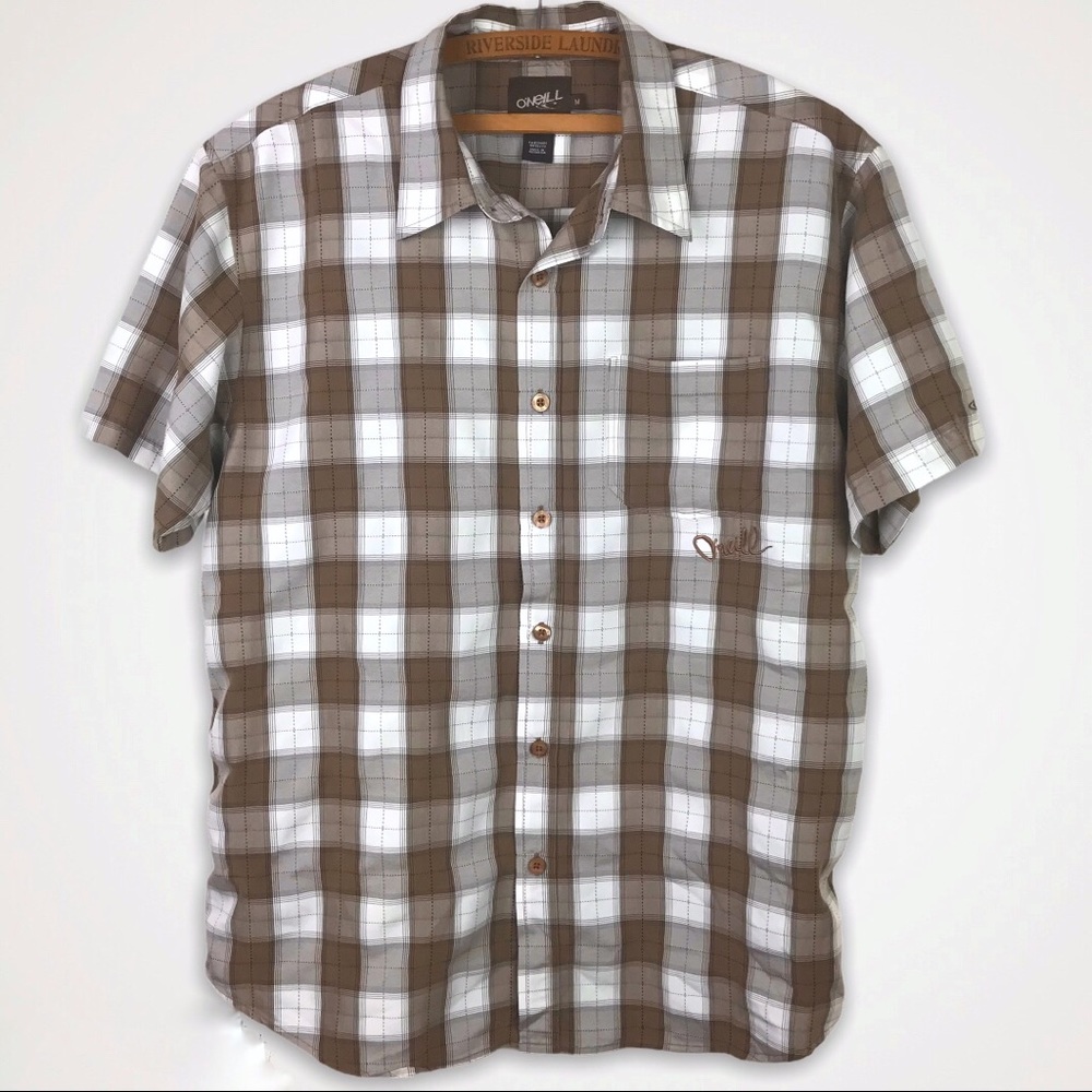 O'NEILL Casual Men Button Down Short Sleeve Shirt